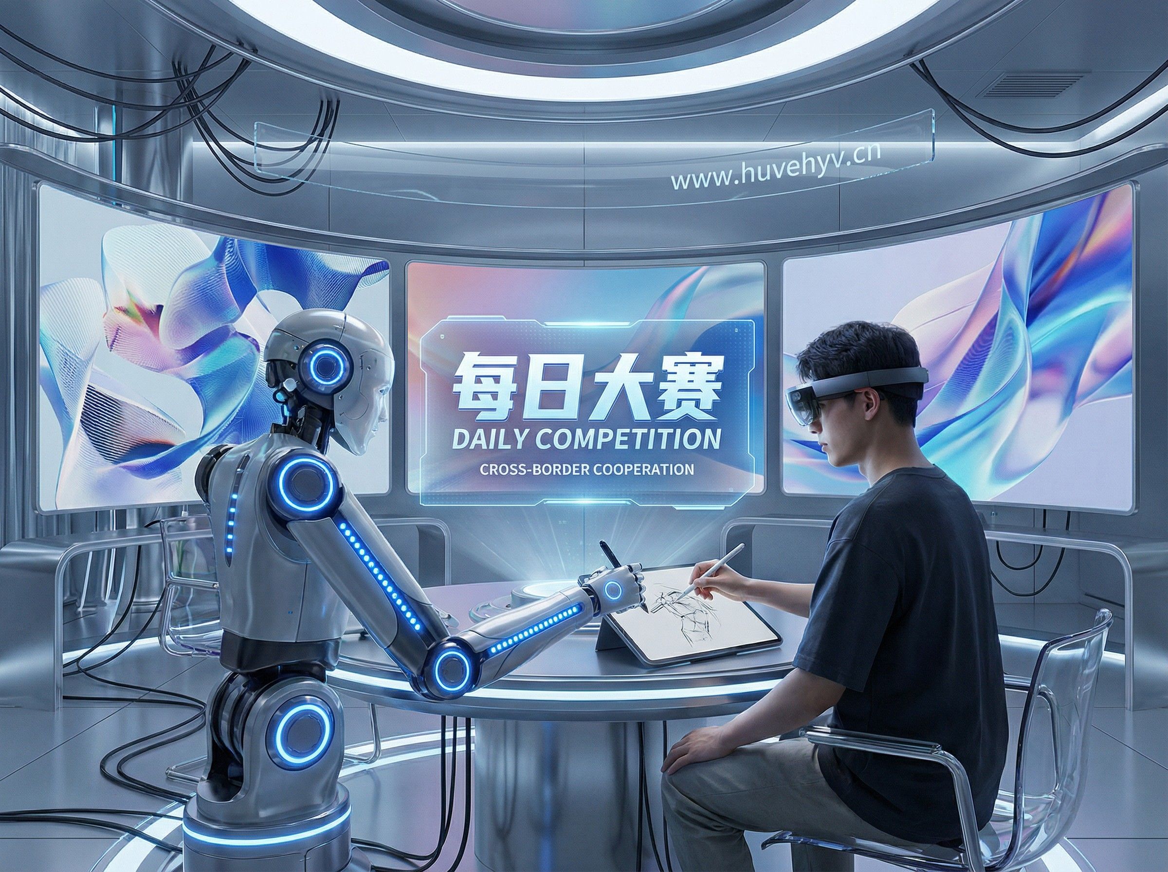 每日大赛科技艺术展视频